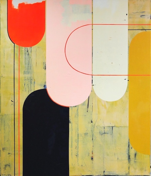 Sebastian Menzke: daichii decay, 2019, oil on canvas, 150 x 130 cm

